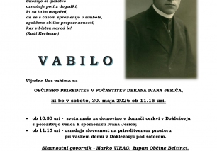 JERIČEVI DNEVI - OSREDNJA OBČINSKA PROSLAVA