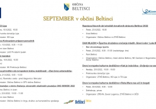 SEPTEMBER V OBČINI BELTINCI