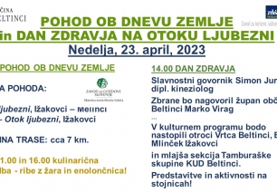 Pohod ob dnevu Zemlje in dan zdravja na Otoku ljubezni