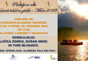 Pisatelji in reke Na valovih besed in glasbe-Mura 2023